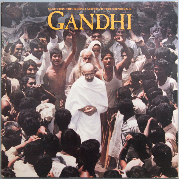 Ravi Shankar, George Fenton : Gandhi - Music From The Original Motion Picture Soundtrack (LP, Album, Gat)