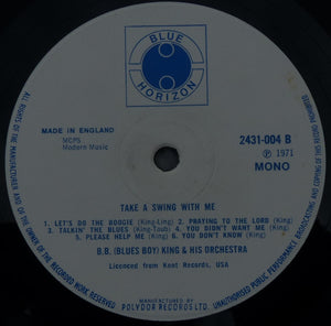 B.B. King : Take A Swing With Me (LP, Comp, Mono)