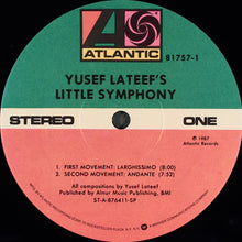 Laden Sie das Bild in den Galerie-Viewer, Yusef Lateef : Yusef Lateef&#39;s Little Symphony (LP)
