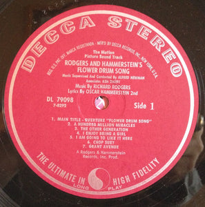 Rodgers & Hammerstein : Flower Drum Song (LP, Album)