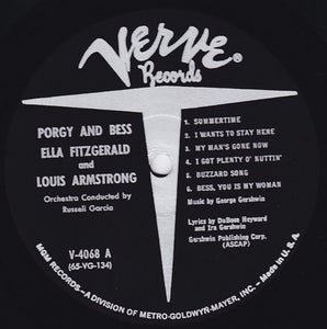 Ella Fitzgerald & Louis Armstrong : Porgy & Bess (LP, Album, Mono, RE, Gat)