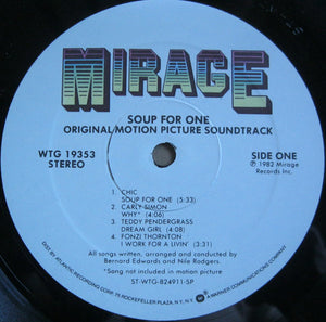 Various : Soup For One - Original Motion Picture Soundtrack (LP, Comp)