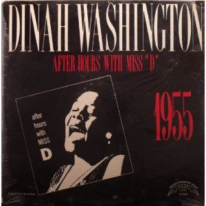 Dinah Washington : After Hours With Miss 