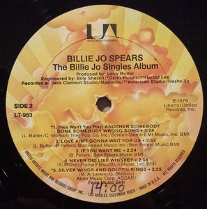 Billie Jo Spears : The Billie Jo Singles Album (LP, Comp)