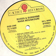 Load image into Gallery viewer, Nana Mouskouri : Roses &amp; Sunshine (LP, Album)
