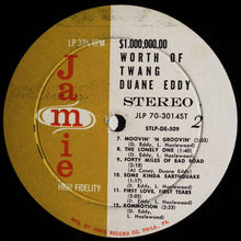 Laden Sie das Bild in den Galerie-Viewer, Duane Eddy And The Rebels : $1,000,000.00 Worth Of Twang (LP, Album)
