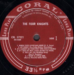 The Four Knights : The Four Knights (LP, Mono)