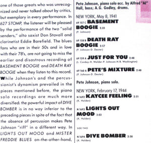 Pete Johnson : Boogie Woogie Mood 1940-1944 (LP, Comp)