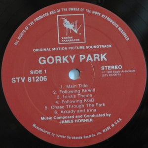 James Horner : Gorky Park (Original Motion Picture Soundtrack) (LP, Album)