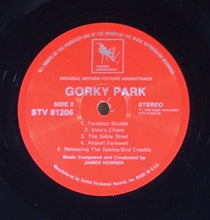 Laden Sie das Bild in den Galerie-Viewer, James Horner : Gorky Park (Original Motion Picture Soundtrack) (LP, Album)
