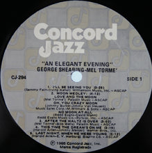 Load image into Gallery viewer, George Shearing • Mel Tormé : An Elegant Evening (LP, Album)
