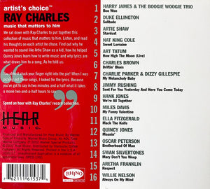 Various : Artist's Choice: Ray Charles (CD, Comp)