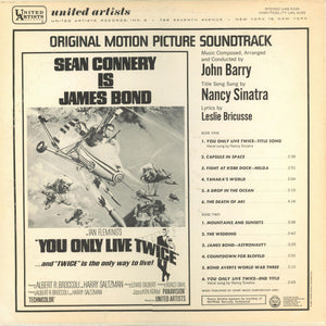 John Barry : You Only Live Twice (Original Motion Picture Soundtrack) (LP, Album, Mon)