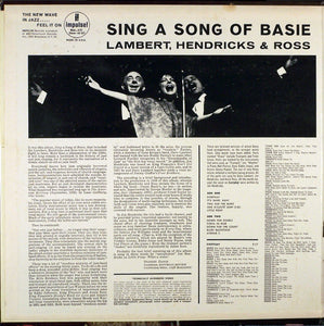 Lambert, Hendricks & Ross : Sing A Song Of Basie (LP, Album, RE, Gat)
