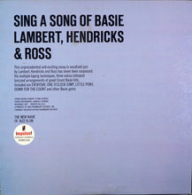 Laden Sie das Bild in den Galerie-Viewer, Lambert, Hendricks &amp; Ross : Sing A Song Of Basie (LP, Album, RE, Gat)
