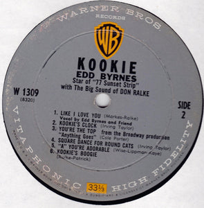 Edd "Kookie" Byrnes : Kookie Star Of "77 Sunset Strip" (LP, Album, Mono)