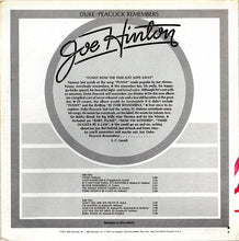 Laden Sie das Bild in den Galerie-Viewer, Joe Hinton (2) : Duke-Peacock Remembers Joe Hinton (LP, Album, Comp)
