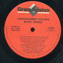 Laden Sie das Bild in den Galerie-Viewer, Jamaaladeen Tacuma : Music World (LP, Album)
