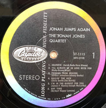 Laden Sie das Bild in den Galerie-Viewer, The Jonah Jones Quartet : Jonah Jumps Again (LP, Album)
