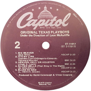 Original Texas Playboys Under The Direction Of Leon McAuliffe* : Original Texas Playboys (LP)