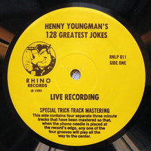 Laden Sie das Bild in den Galerie-Viewer, Henny Youngman : Henny Youngman&#39;s 128 Greatest Jokes (Recorded Live) (LP)
