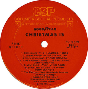 Various : Christmas Is... (Memorable Songs Of Christmas By Great Artists Of Our Time) (LP, Comp, Ter)