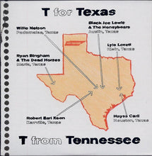 Laden Sie das Bild in den Galerie-Viewer, Various : T For Texas T From Tennessee (CD, Comp)
