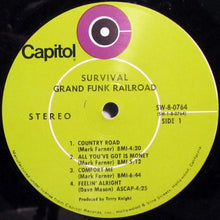 Laden Sie das Bild in den Galerie-Viewer, Grand Funk* : Survival (LP, Album, Club, Pin)
