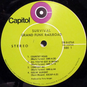Grand Funk* : Survival (LP, Album, Club, Pin)