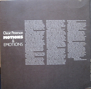 Oscar Peterson : Motions & Emotions (LP, Album, Gat)