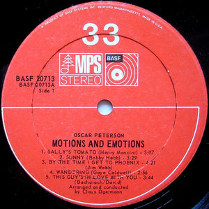 Oscar Peterson : Motions & Emotions (LP, Album, Gat)