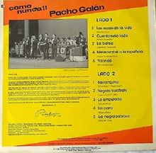 Load image into Gallery viewer, Pacho Galán : Como Nunca!! (LP, Album)
