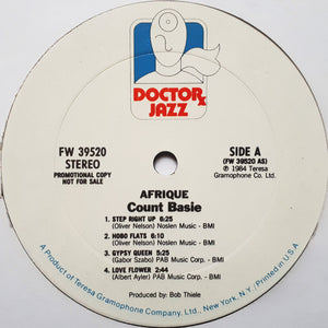 Count Basie & His Orchestra* : Afrique (LP, Album, Promo, RE)
