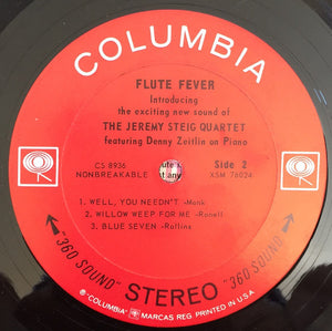 The Jeremy Steig Quartet, Denny Zeitlin : Flute Fever (LP, Album)