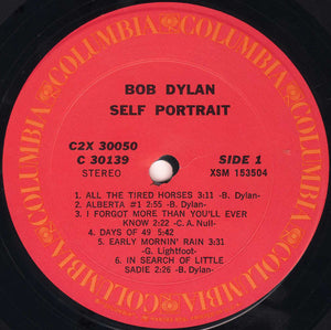 Bob Dylan : Self Portrait (2xLP, Album, Tex)