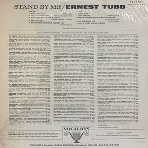 Ernest Tubb : Stand By Me (LP, Album, Glo)