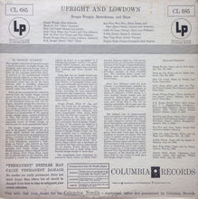Charger l&#39;image dans la galerie, Various : Upright And Lowdown &quot;Boogie Woogie, Barrelhouse, And Blues&quot; (LP, Album, Comp)
