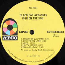 Load image into Gallery viewer, Black Oak Arkansas : High On The Hog (LP, Album, Pre)
