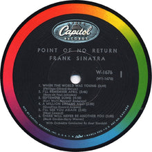 Laden Sie das Bild in den Galerie-Viewer, Frank Sinatra : Point Of No Return (LP, Album, Mono, Scr)
