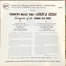 Load image into Gallery viewer, Lonzo &amp; Oscar : Country Music Time (LP, Album, Mono)
