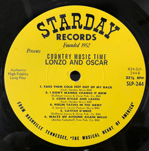 Charger l&#39;image dans la galerie, Lonzo &amp; Oscar : Country Music Time (LP, Album, Mono)
