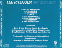 Laden Sie das Bild in den Galerie-Viewer, Lee Ritenour : On The Line (CD, Album, RE)
