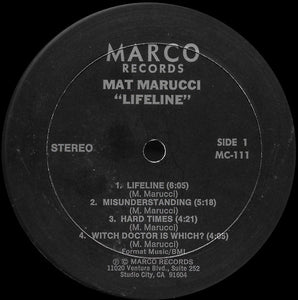 Mat Marucci : Lifeline (LP, Album)