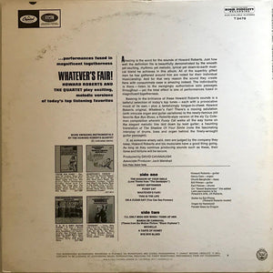 The Howard Roberts Quartet : Whatever's Fair (LP, Album, Mono, Scr)