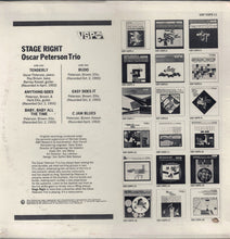 Laden Sie das Bild in den Galerie-Viewer, The Fabulous Oscar Peterson Trio* : Stage Right (LP, Comp, Mono, RE, RM)
