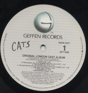 Andrew Lloyd Webber : Cats: Original London Cast Recording (2xLP, Album, Gat)