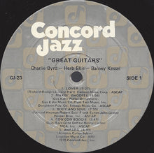 Charger l&#39;image dans la galerie, Great Guitars* - Charlie Byrd, Barney Kessel, Herb Ellis : Great Guitars (LP, Album, RE)
