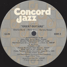 Charger l&#39;image dans la galerie, Great Guitars* - Charlie Byrd, Barney Kessel, Herb Ellis : Great Guitars (LP, Album, RE)
