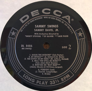 Sammy Davis Jr. : Sammy Swings (LP, Mono)