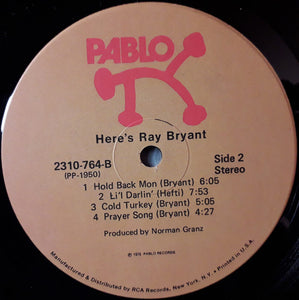 Ray Bryant : Here's Ray Bryant (LP, Album)